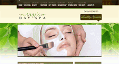 Desktop Screenshot of amysdayspa.com